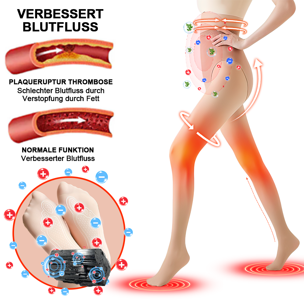 🌹🌹Made in Germany - TOMALINE MAGNETIC DETOXIFYING BODY SHAPING Strümpfe